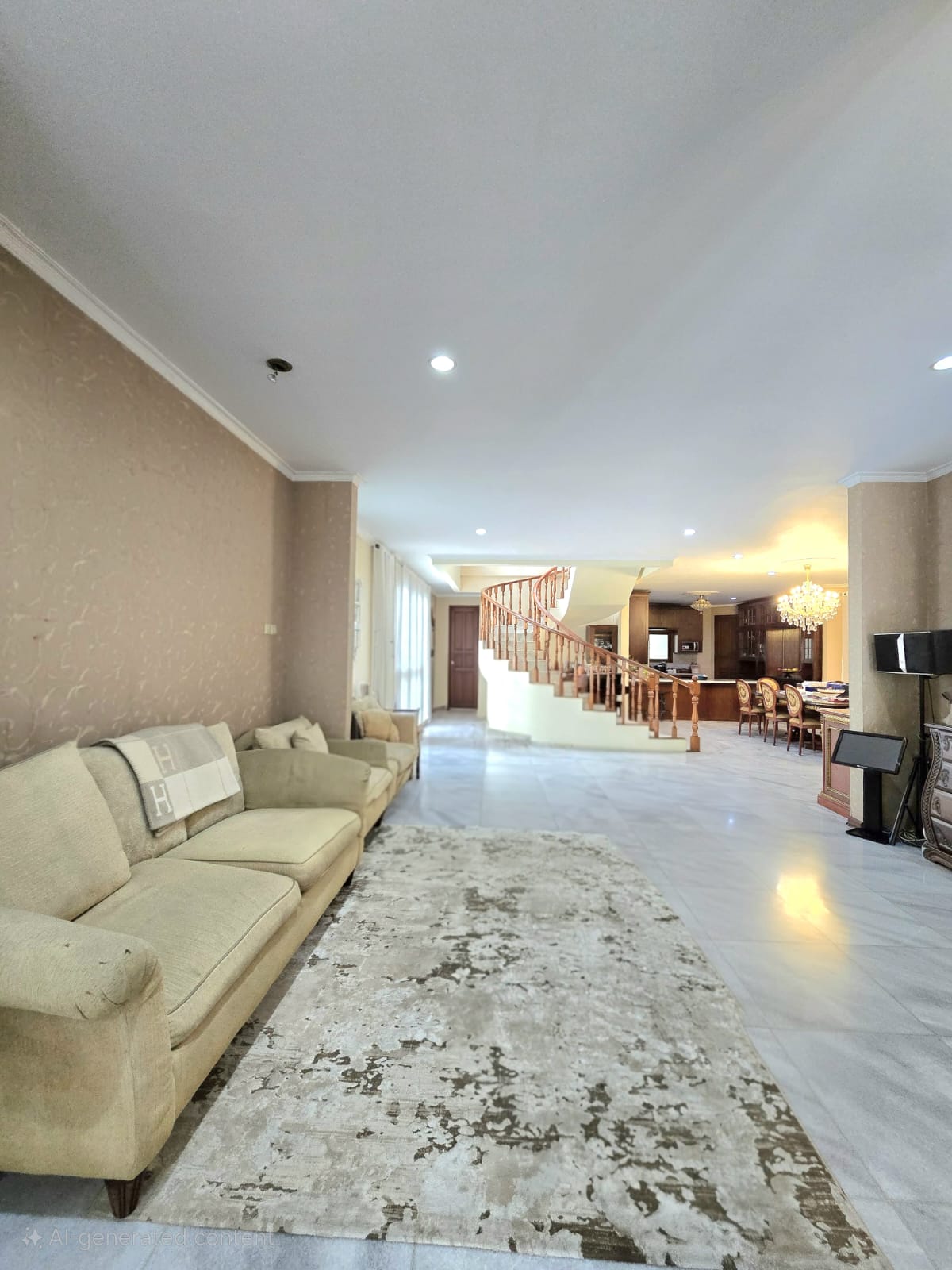 Rumah Pondok Indah-Dekat PIM, Jalan Utama, Ada Pool, Semi Furnished