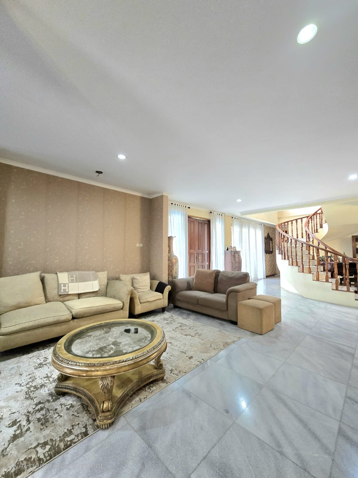 Rumah Pondok Indah-Dekat PIM, Jalan Utama, Ada Pool, Semi Furnished