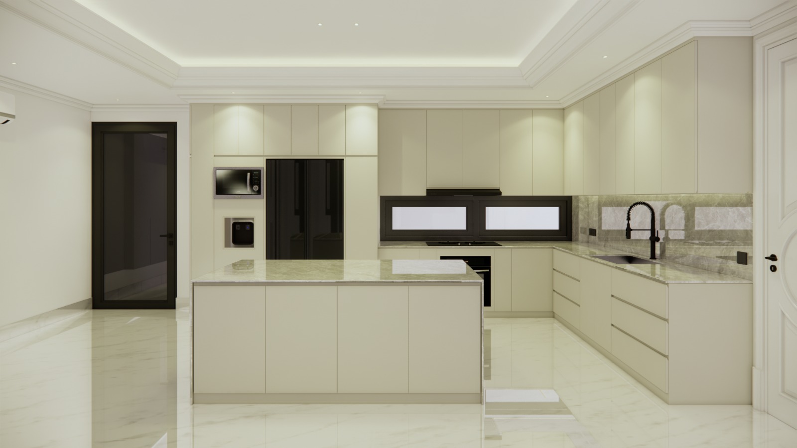 Rumah Brand New Semi Furnished, Ada Lift, Lantai Marmer-Area Panglima Polim